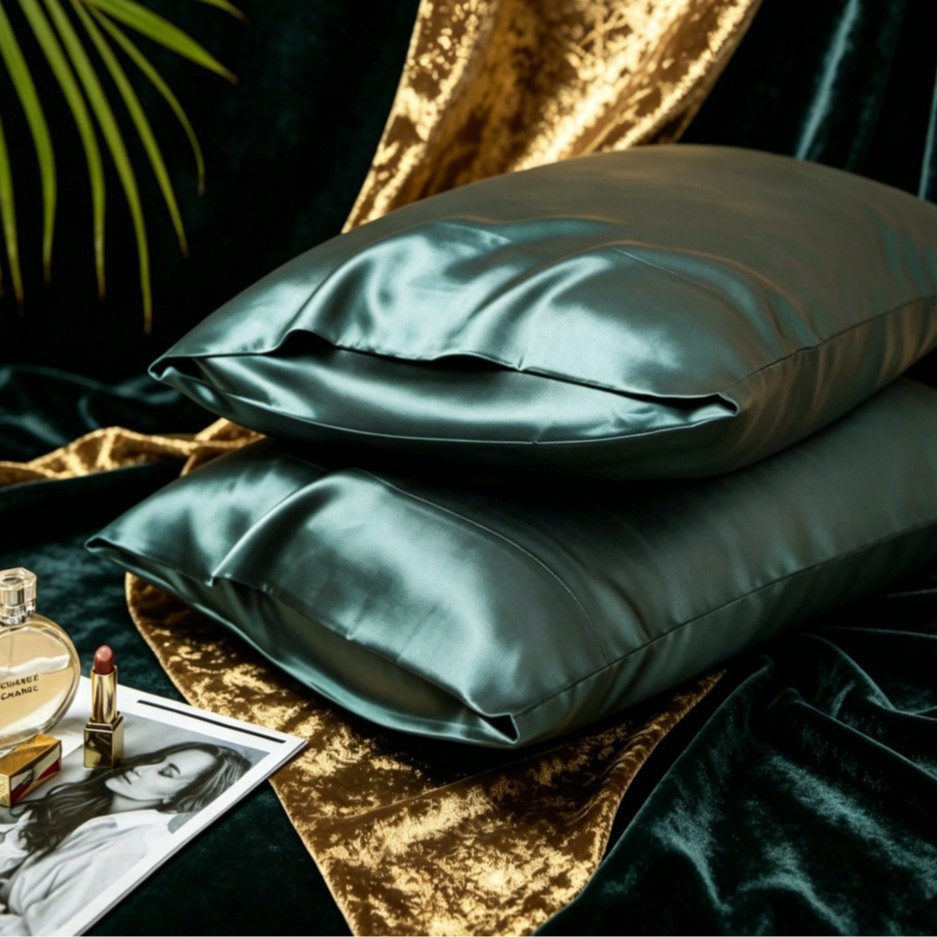 Ultra-Premium 40 Momme Mulberry Silk Pillowcase | 100% Double-Sided Heavyweight Silk for Beauty Sleep