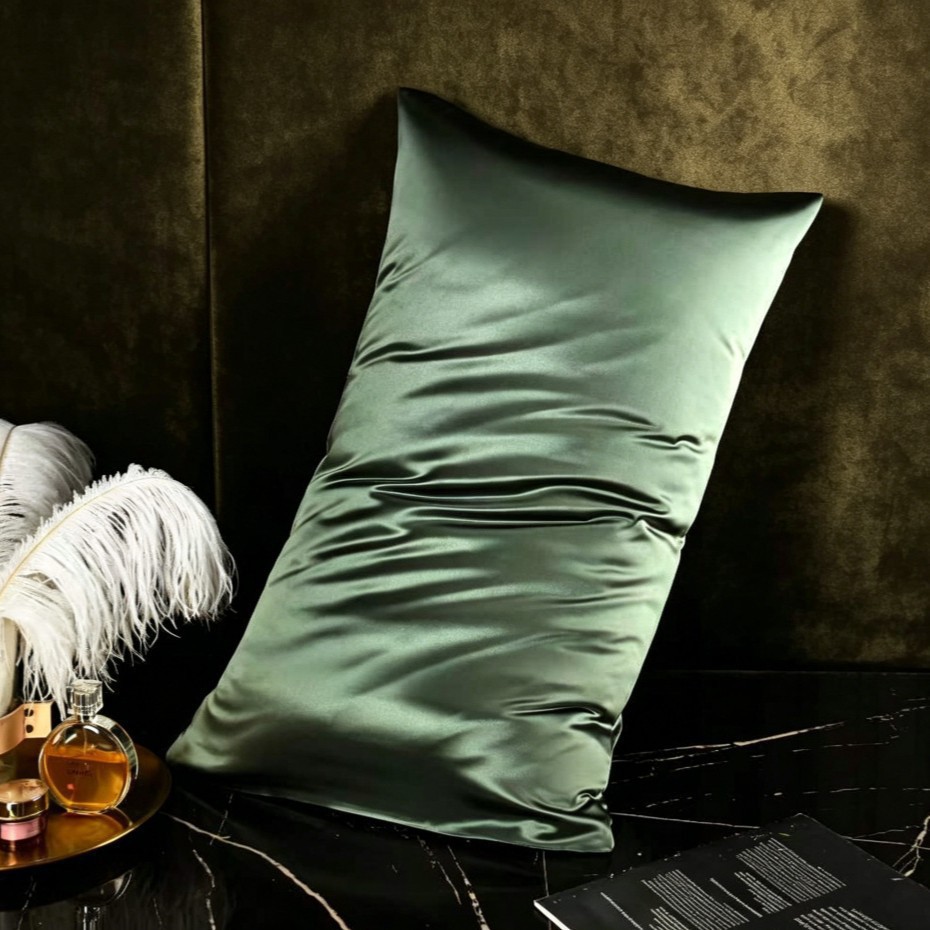 Ultra-Premium 40 Momme Mulberry Silk Pillowcase | 100% Double-Sided Heavyweight Silk for Beauty Sleep