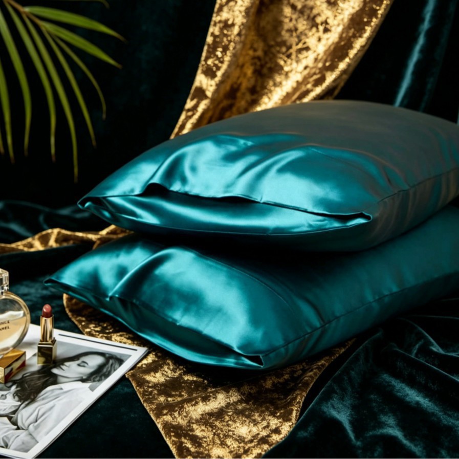 Ultra-Premium 40 Momme Mulberry Silk Pillowcase | 100% Double-Sided Heavyweight Silk for Beauty Sleep