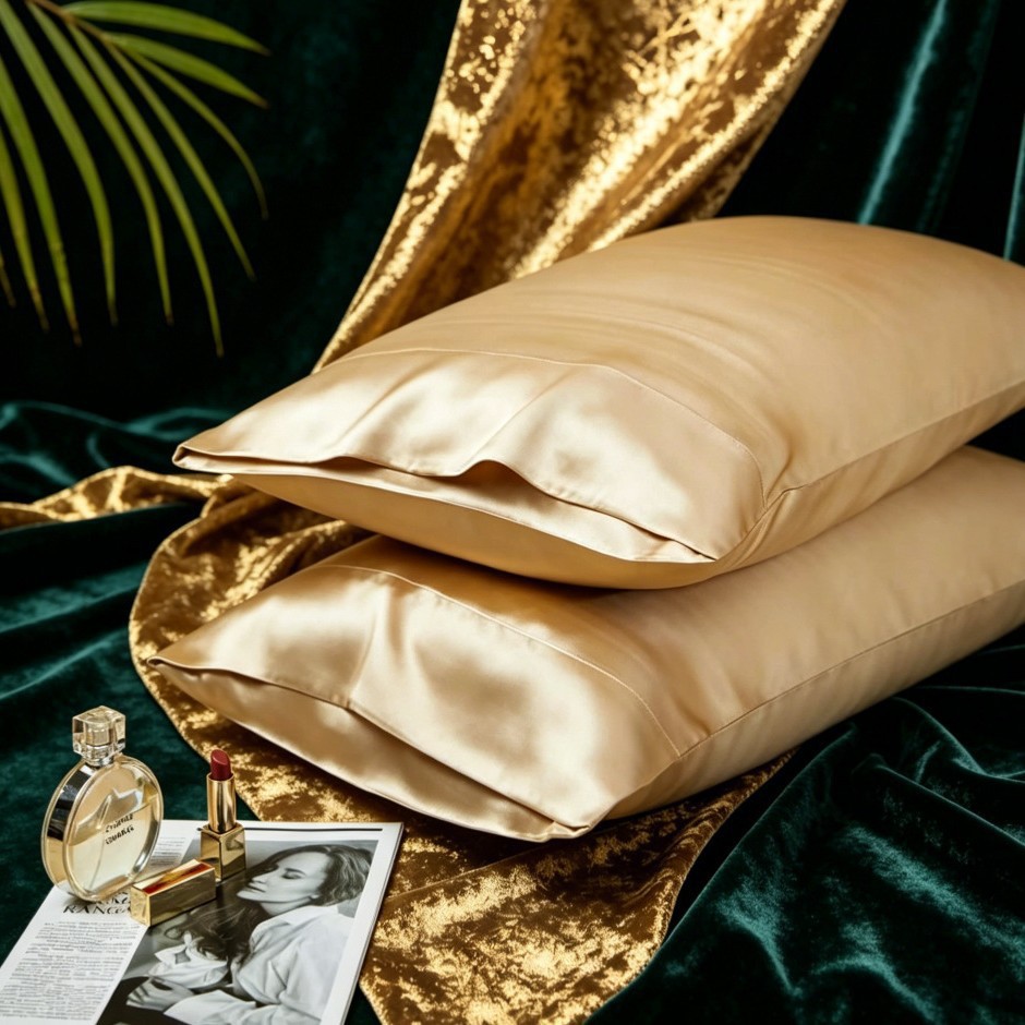 Ultra-Premium 40 Momme Mulberry Silk Pillowcase | 100% Double-Sided Heavyweight Silk for Beauty Sleep