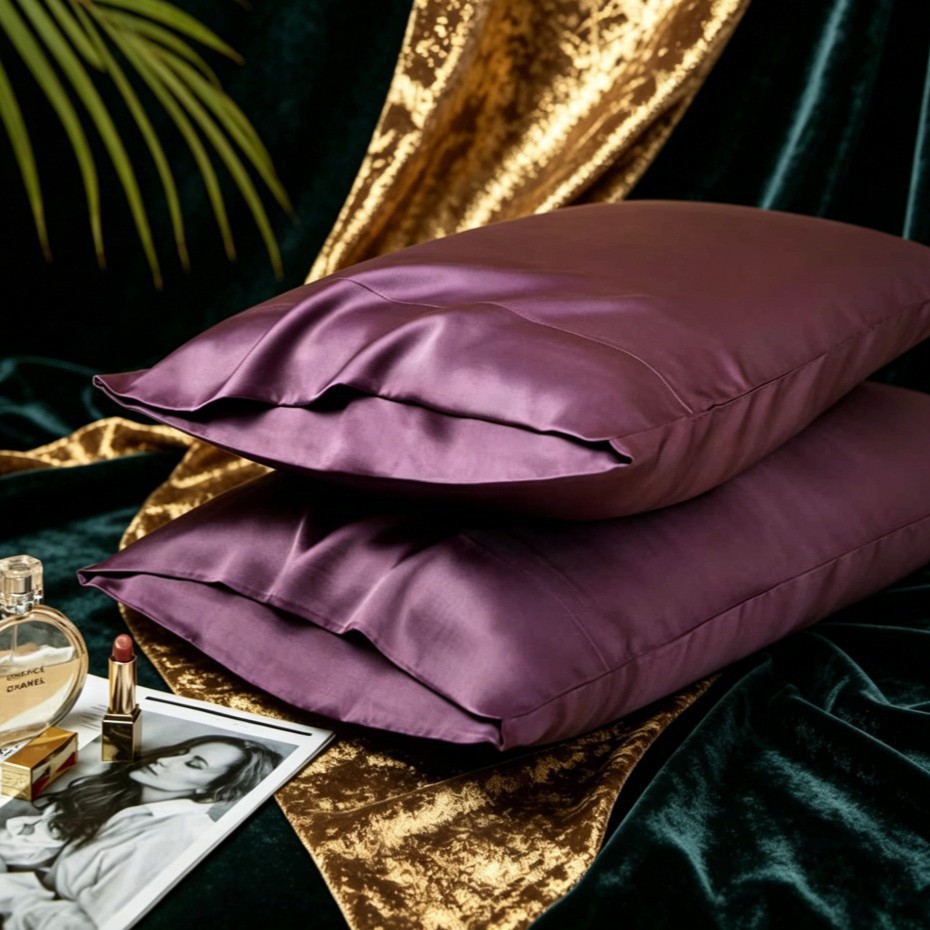 Ultra-Premium 40 Momme Mulberry Silk Pillowcase | 100% Double-Sided Heavyweight Silk for Beauty Sleep