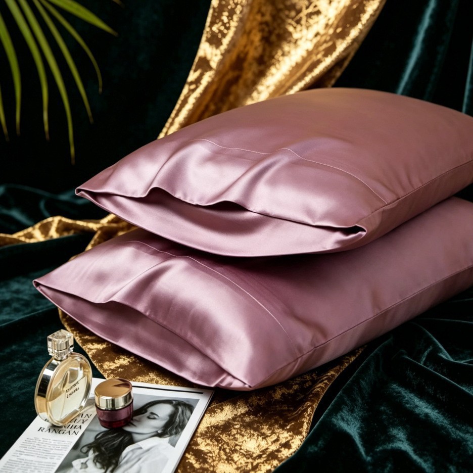 Ultra-Premium 40 Momme Mulberry Silk Pillowcase | 100% Double-Sided Heavyweight Silk for Beauty Sleep