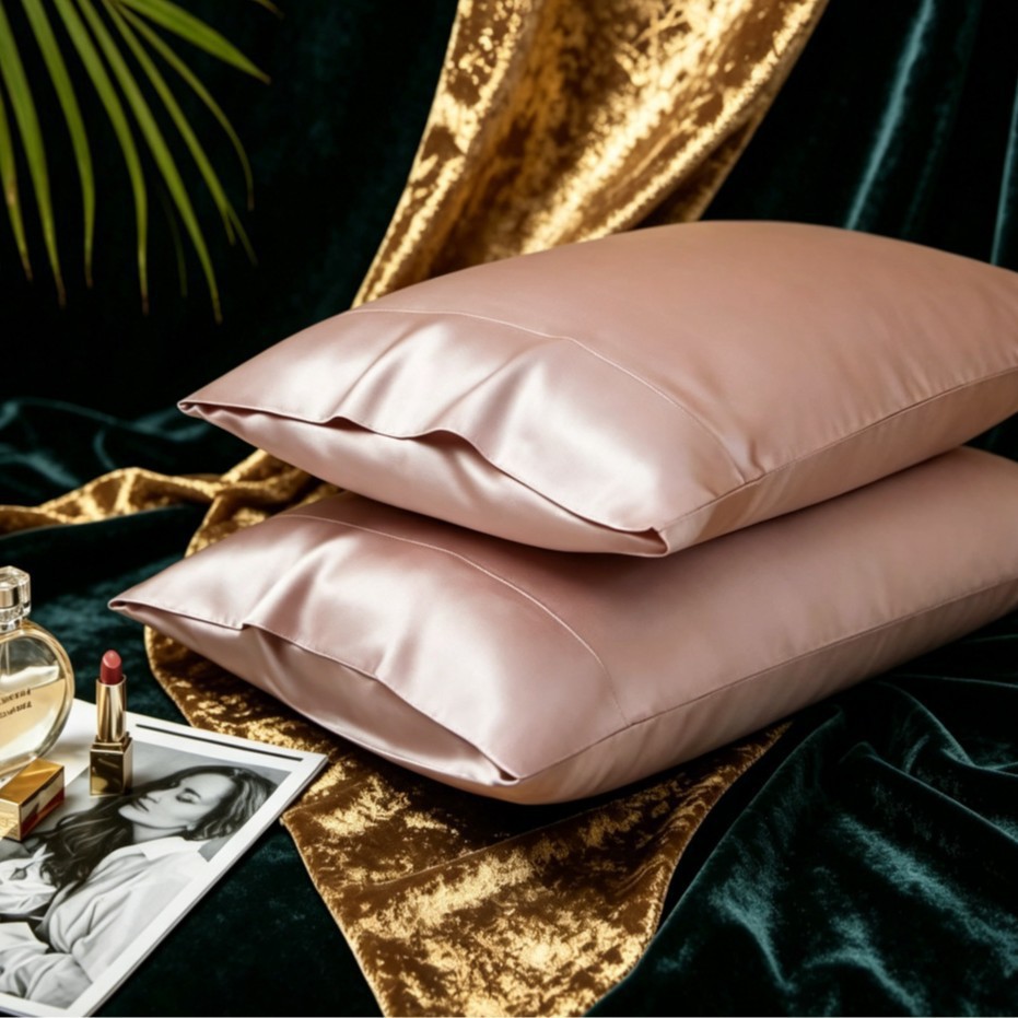 Ultra-Premium 40 Momme Mulberry Silk Pillowcase | 100% Double-Sided Heavyweight Silk for Beauty Sleep