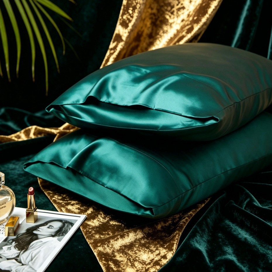 Ultra-Premium 40 Momme Mulberry Silk Pillowcase | 100% Double-Sided Heavyweight Silk for Beauty Sleep