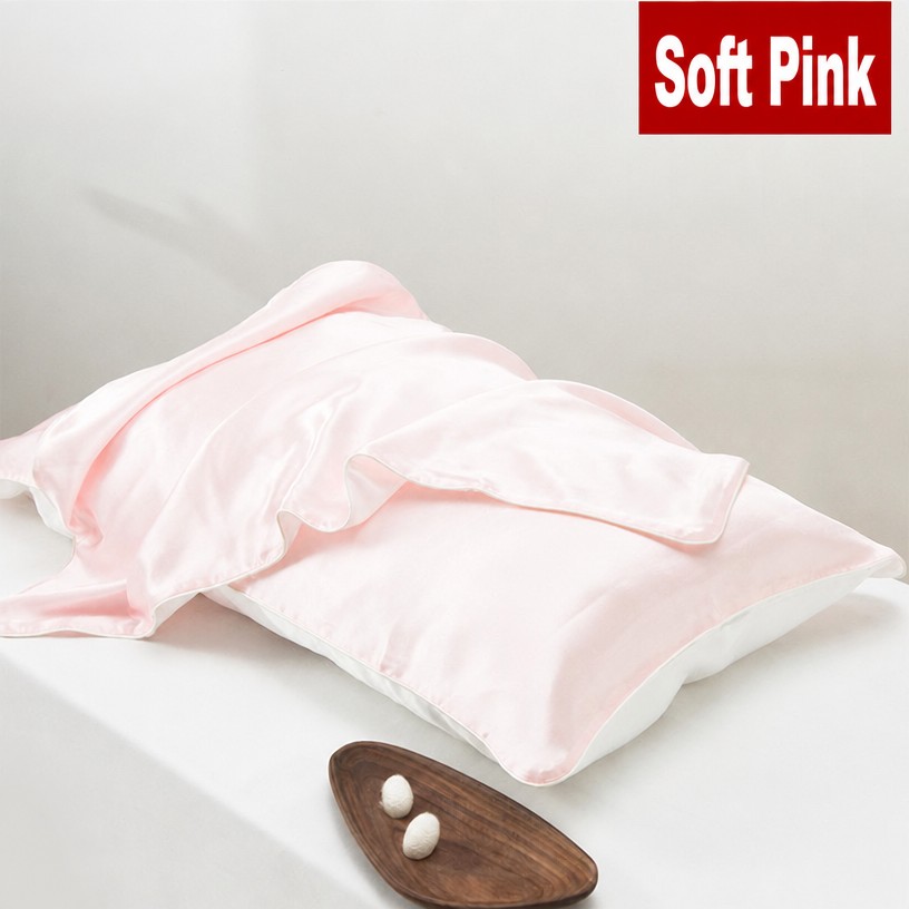 Premium 19 Momme Dual-Sided Pillowcase: 100% Mulberry Silk & Cooling Tencel