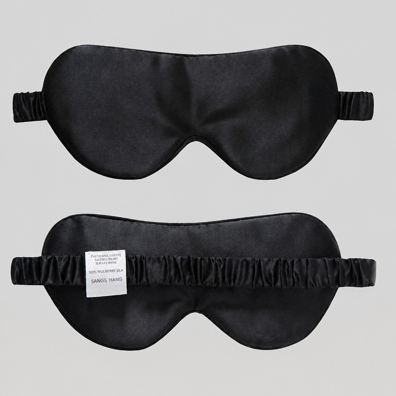 Premium 22 Momme Silk Sleep Mask | 100% Pure Silk Filled | Breathable Total Blackout Eye Mask