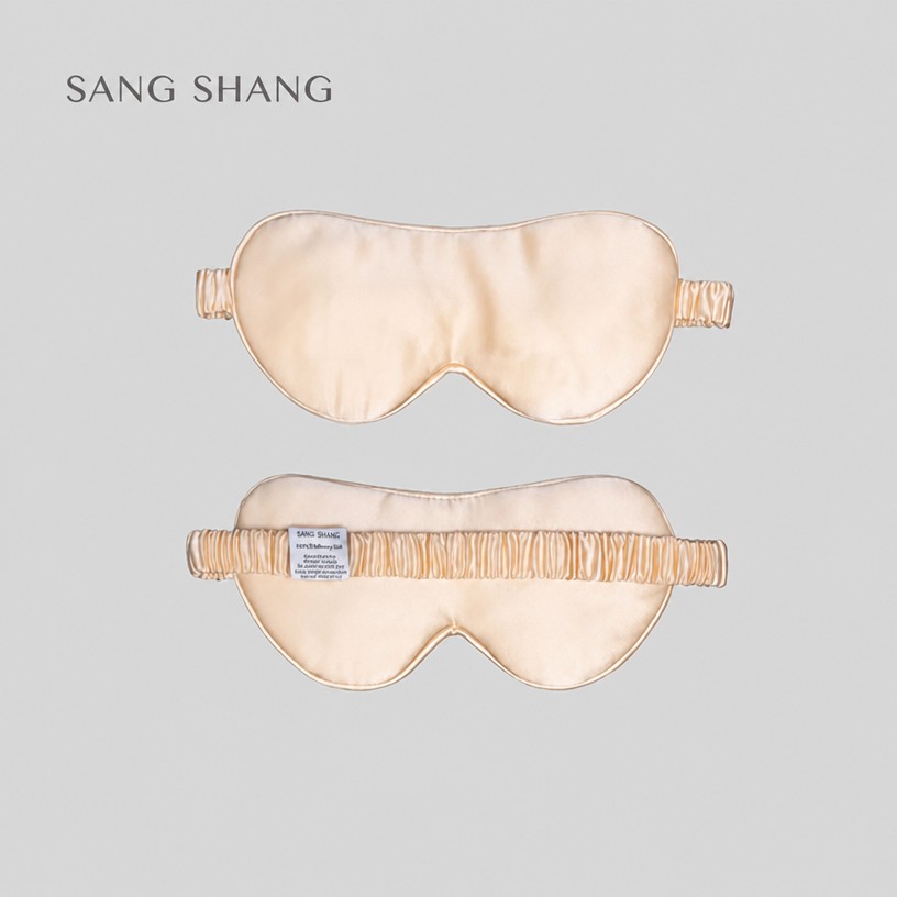 Premium 22 Momme Silk Sleep Mask | 100% Pure Silk Filled | Breathable Total Blackout Eye Mask
