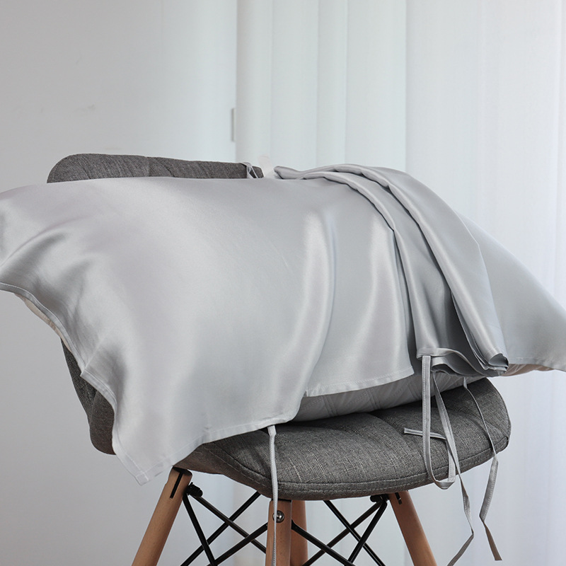 19 Momme 100% Mulberry Silk Pillow Slip with Adjustable Straps - Travel & Home Beauty Care