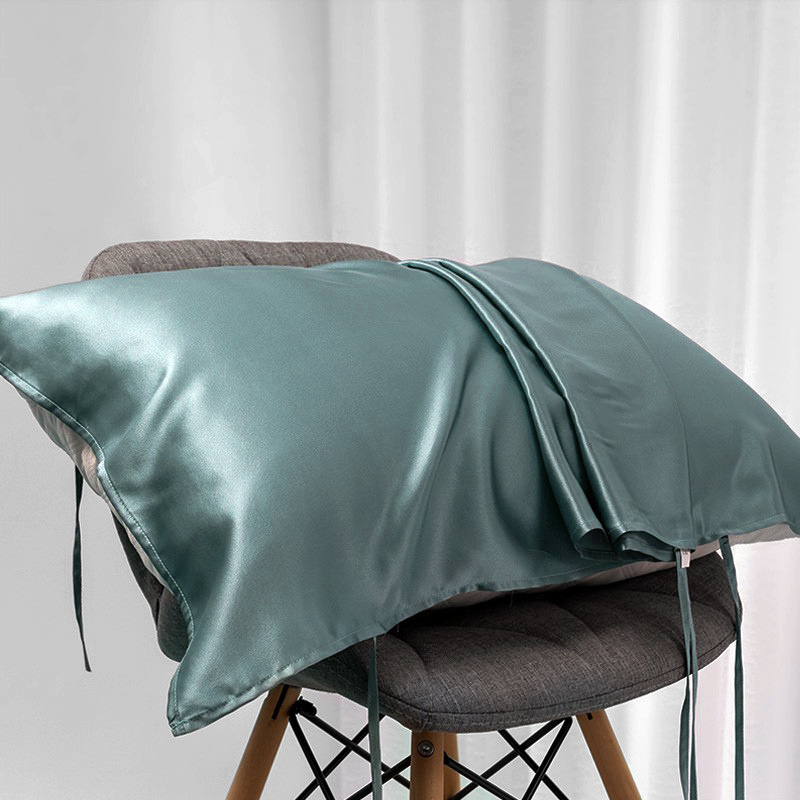 19 Momme 100% Mulberry Silk Pillow Slip with Adjustable Straps - Travel & Home Beauty Care