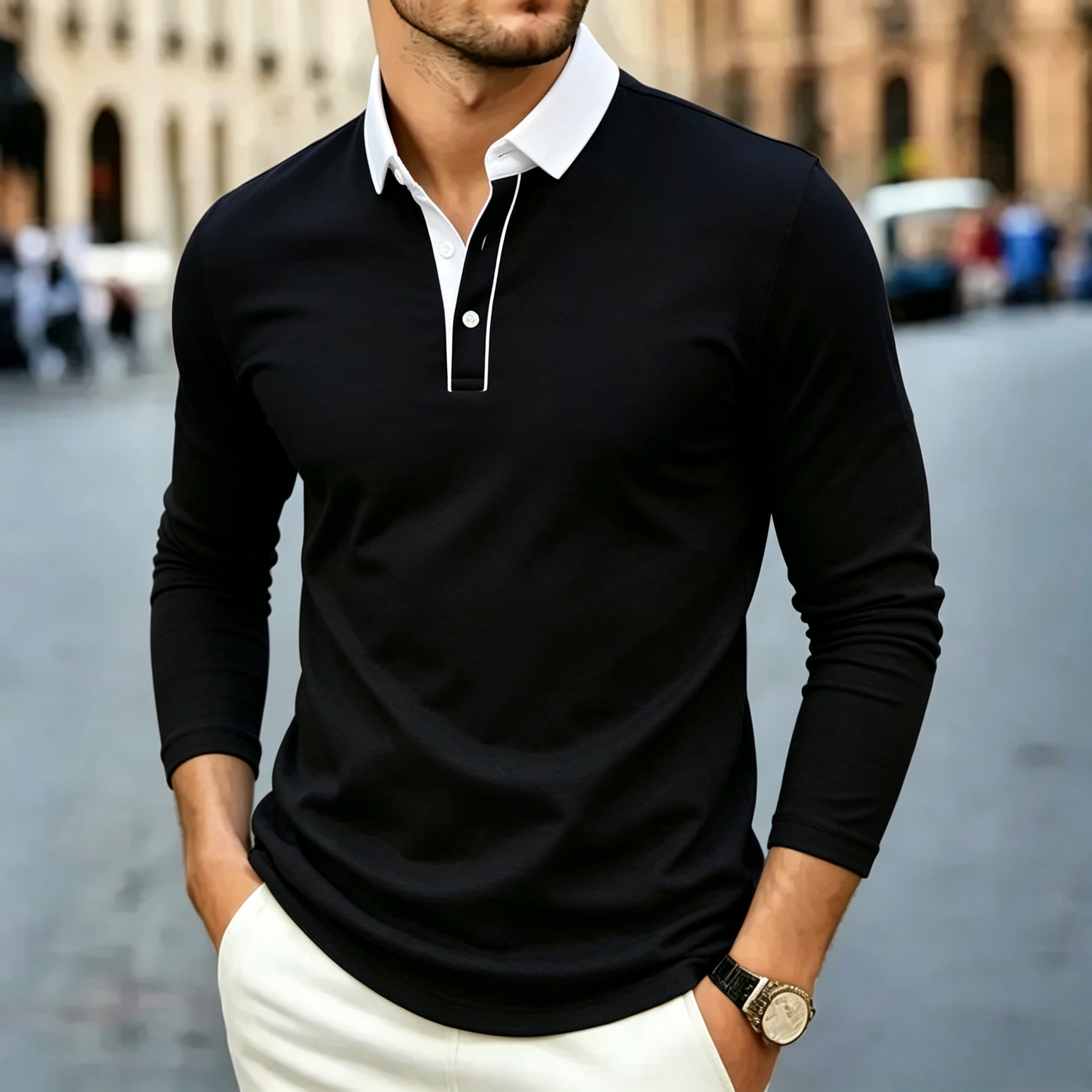 Camisa polo Essential – Clean, Versatile & Timeless