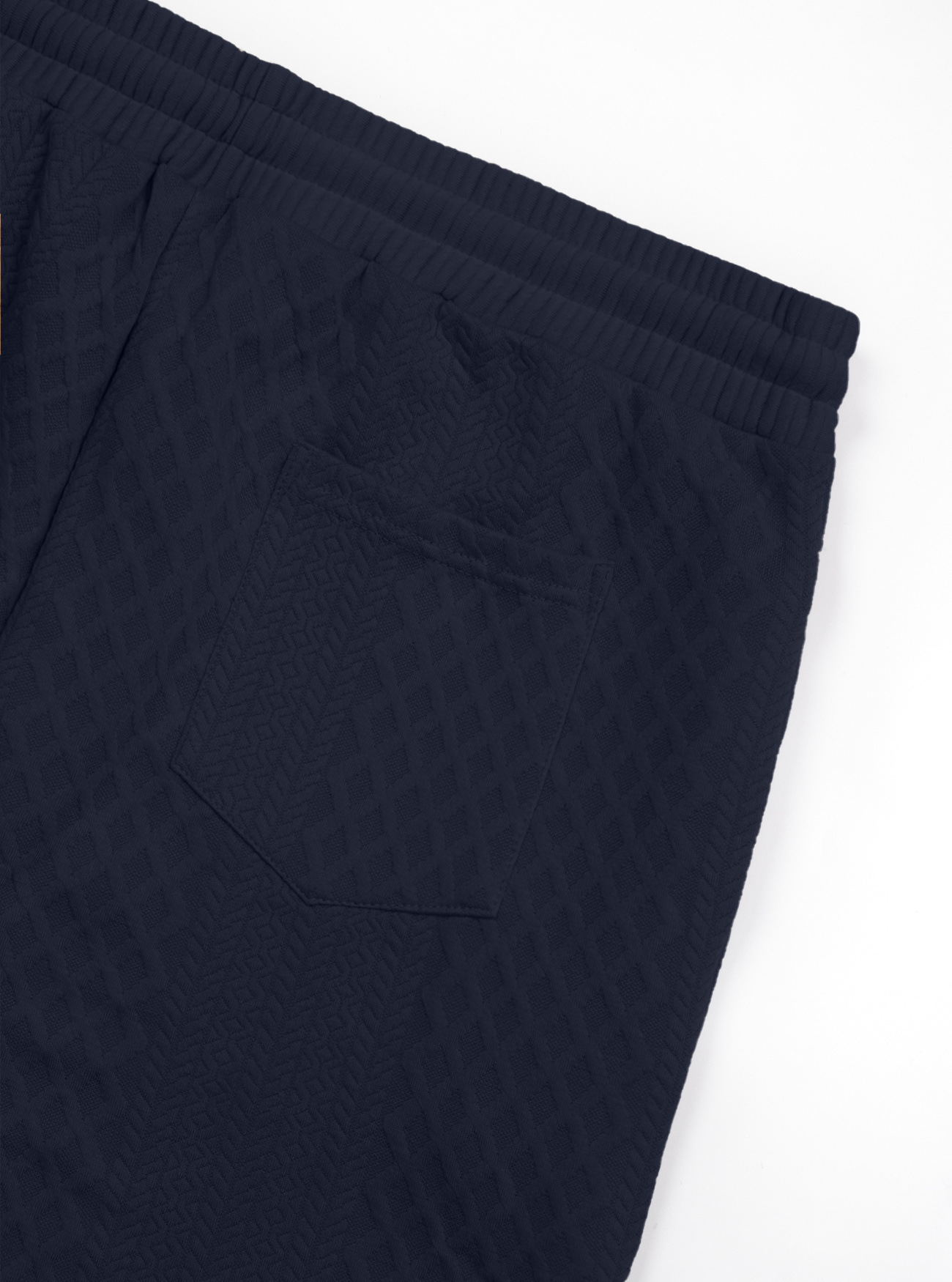 para hombre Relaxed de manga larga Jacquard sudadera con capucha & pantalón Set