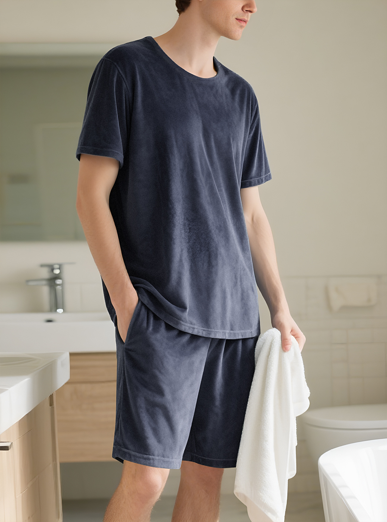 para hombre camisa & shorts Set