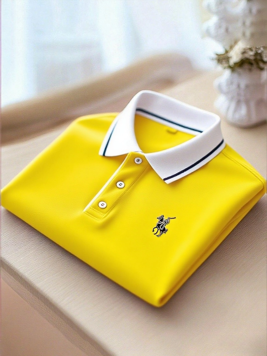 para hombre ejecutivo casual Button de manga corta camisa polo