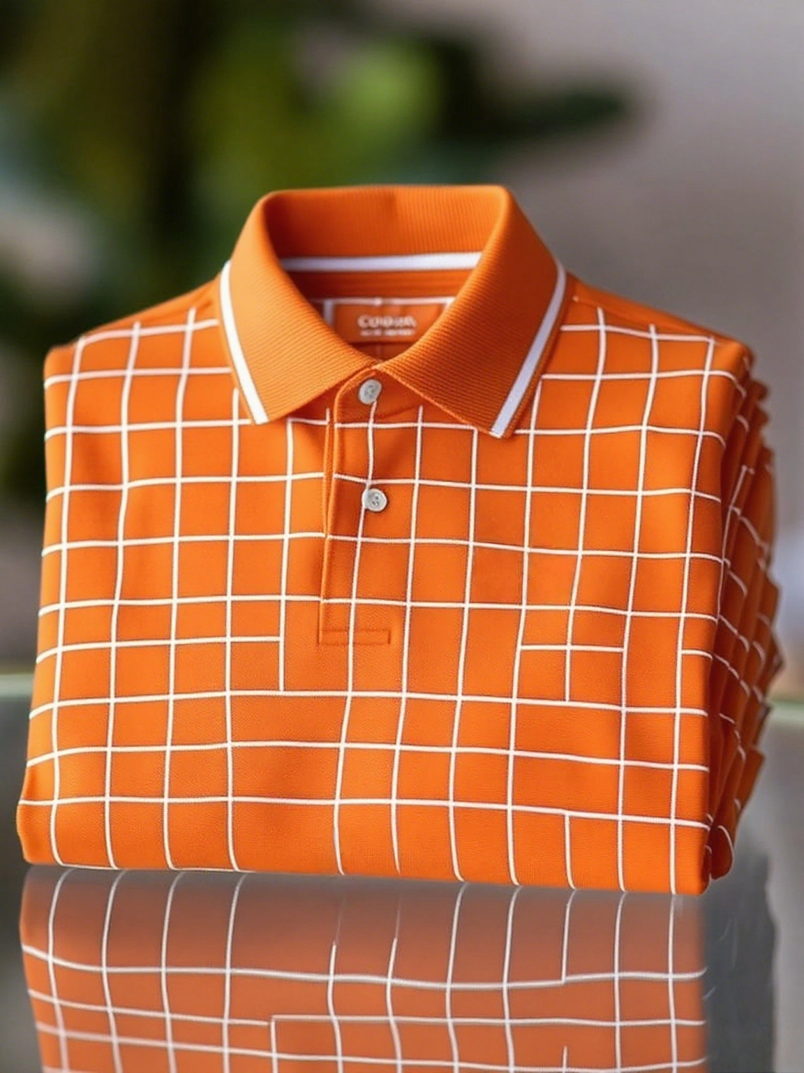 Camisa polo clásico ejecutivo Logo Button de manga corta para hombre