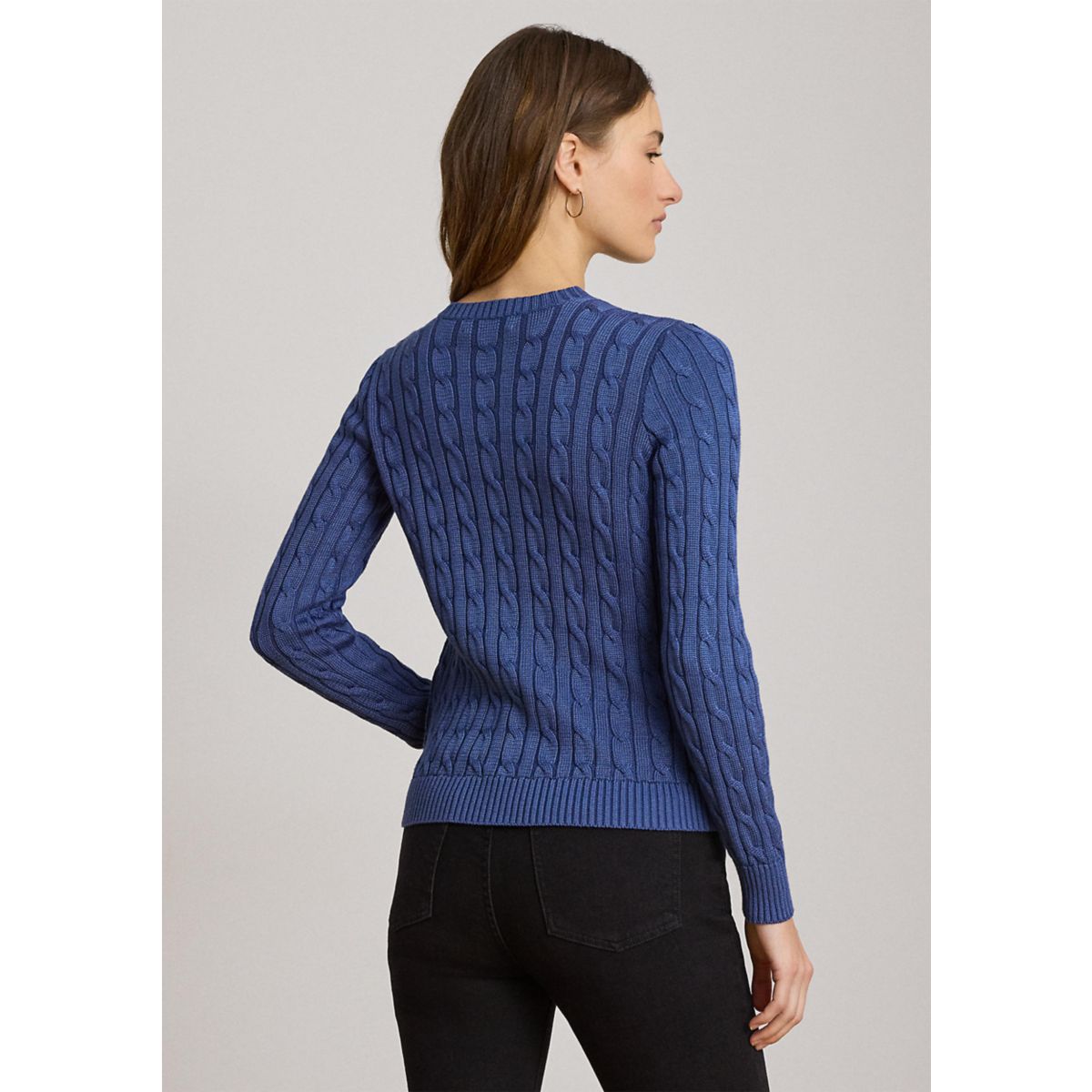 Petite Cable-Knit Cotton-Blend Cardigan - 2