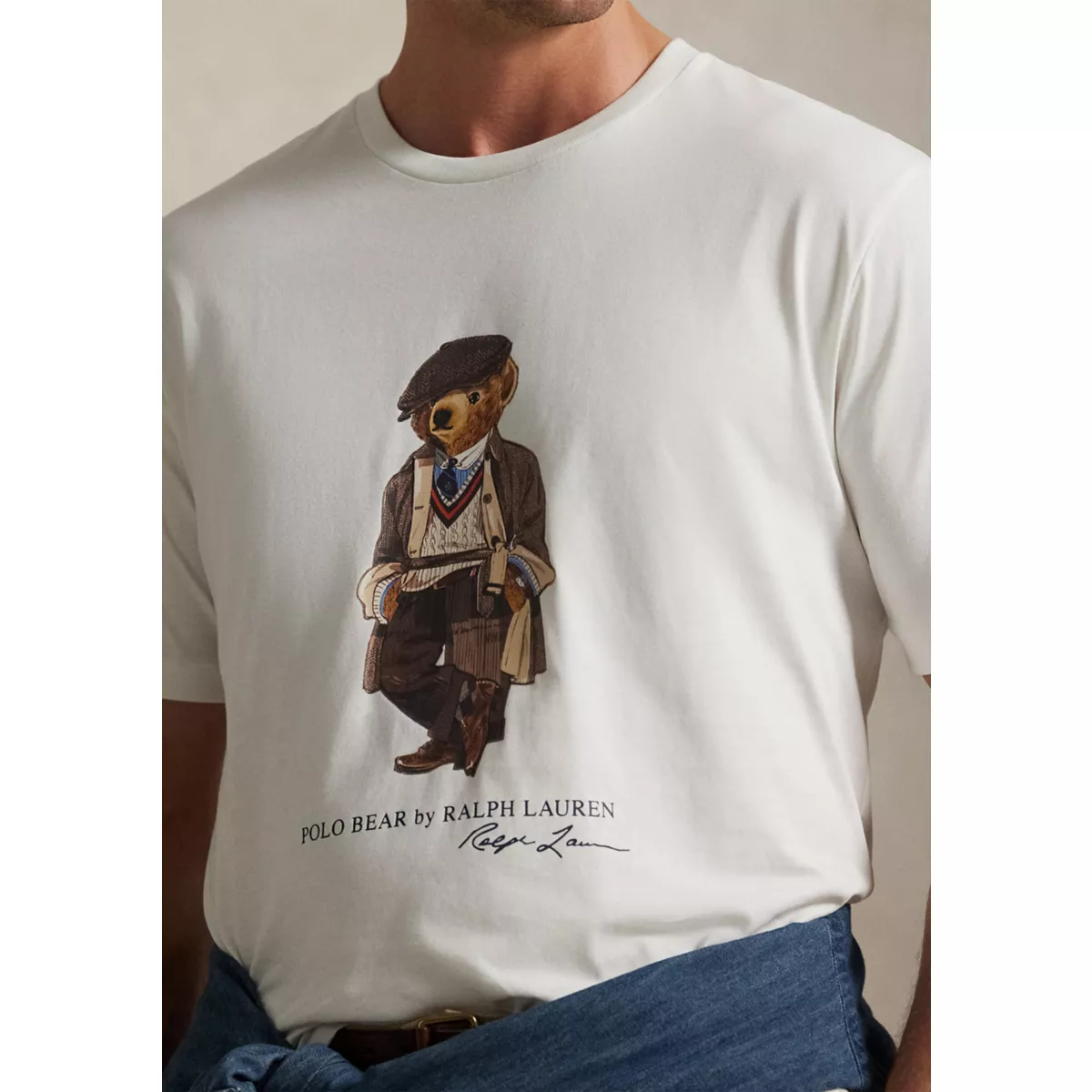 Big & Tall Polo Bear Jersey T-Shirt - 3