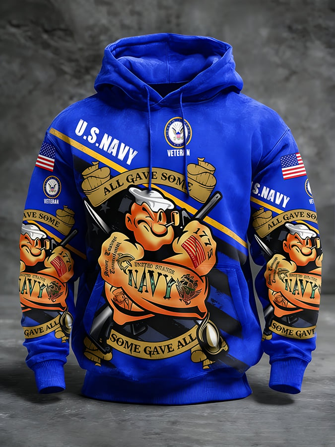 Sudadera winter patriotic hooded para hombre