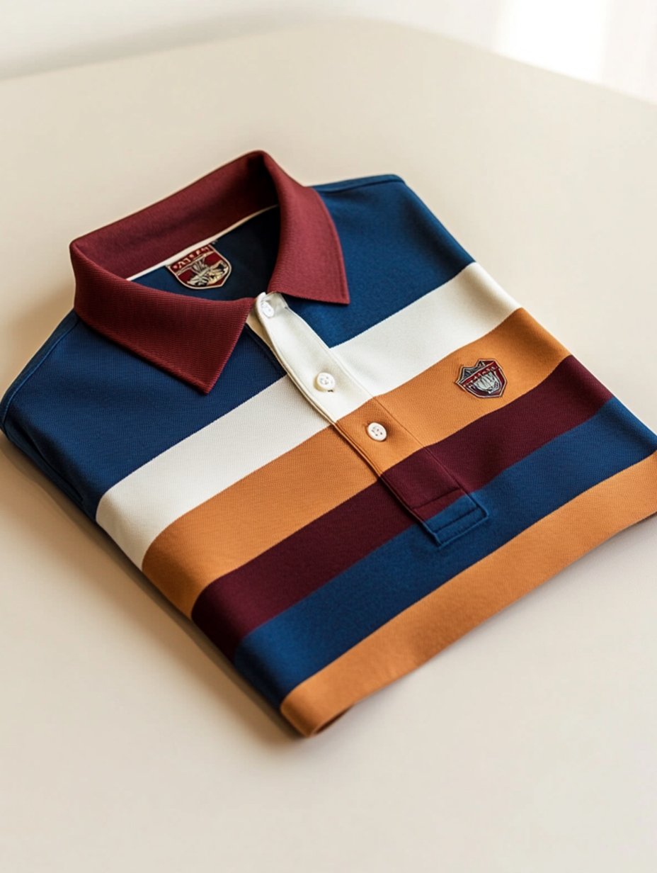 Camisa polo ejecutivo casual Artistic Button de manga corta para hombre