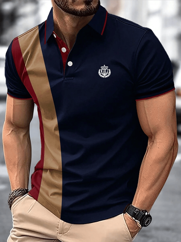 Camisa casual ejecutivo de moda polos para hombre