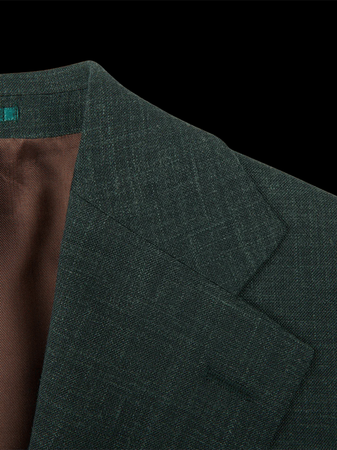 Retro Single Breasted bolsillo Design casual Suit para hombre