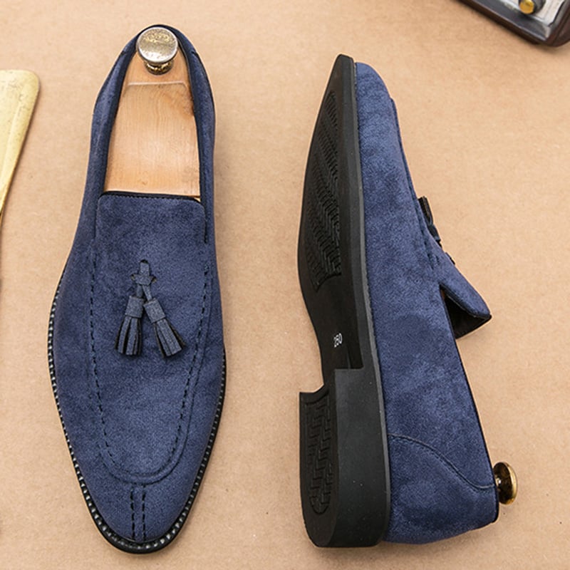 Zapatos retro ejecutivo casual Tassel cuero