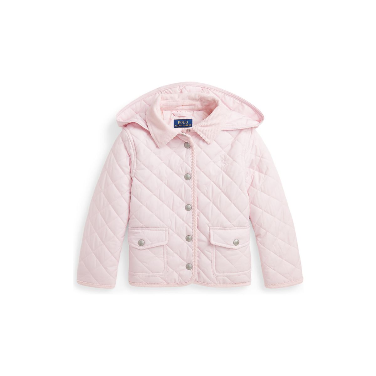 Girls 2-6x Quilted Water Repellent Barn Jacket - 1