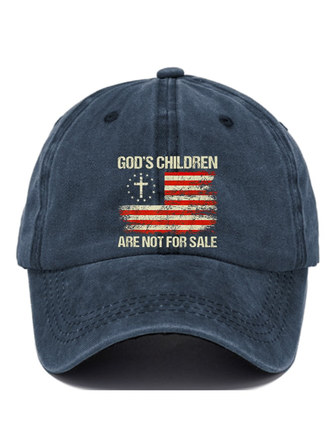Gorras casual God'S Children Are Not For Sale estampado Baseball