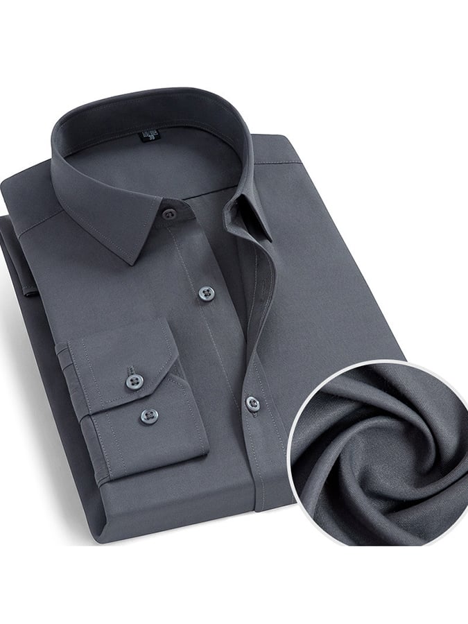 Camisa ejecutivo Non-Iron With bolsillos para hombre