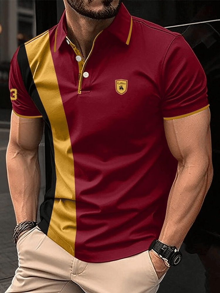 Camisa casual ejecutivo de moda polos para hombre