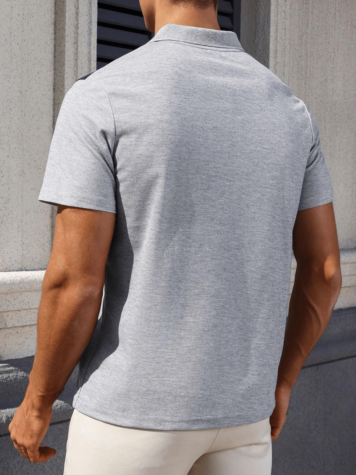 Camisa casual ejecutivo de moda polos para hombre