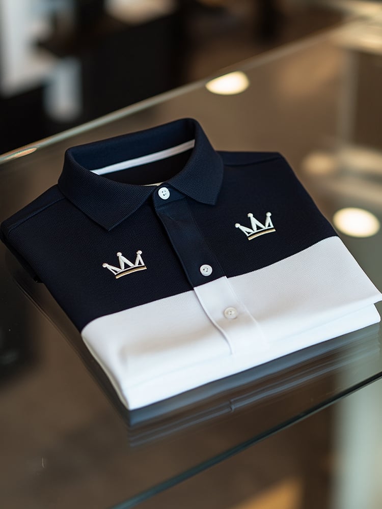 Camisa polo ejecutivo casual Button de manga corta para hombre