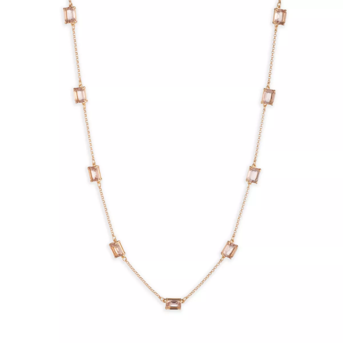 Station Stone Collar Necklace - 2