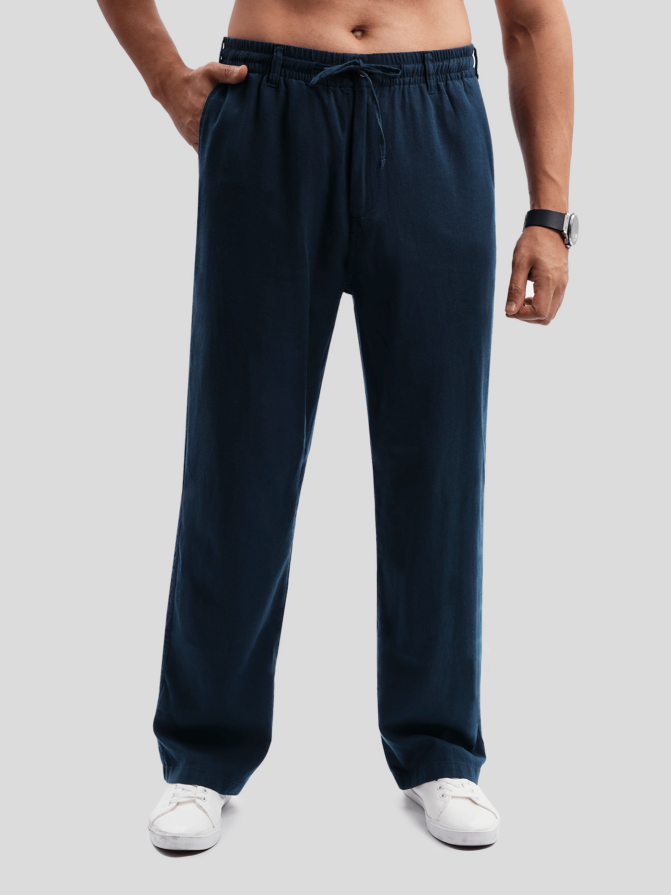 DreamWear Italian de lino Elastic Drawstring Pant