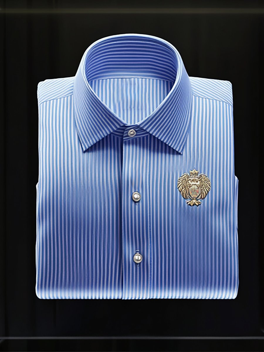 Camisa para exterior casual rayas de manga larga para hombre