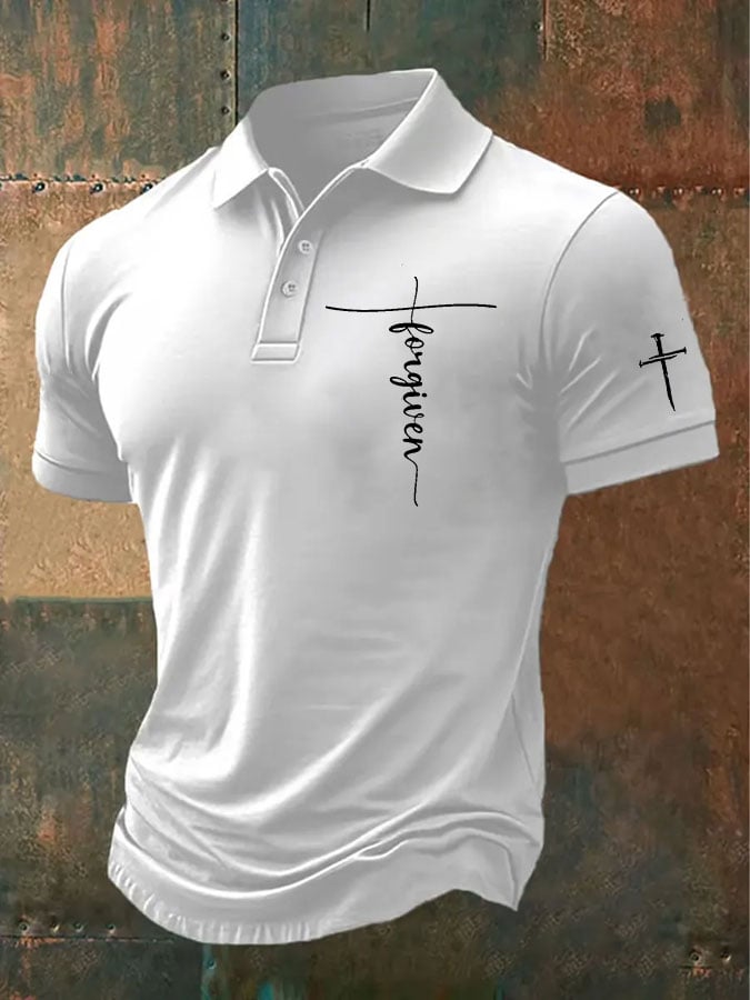 Camisa polo Faith estampado para hombre
