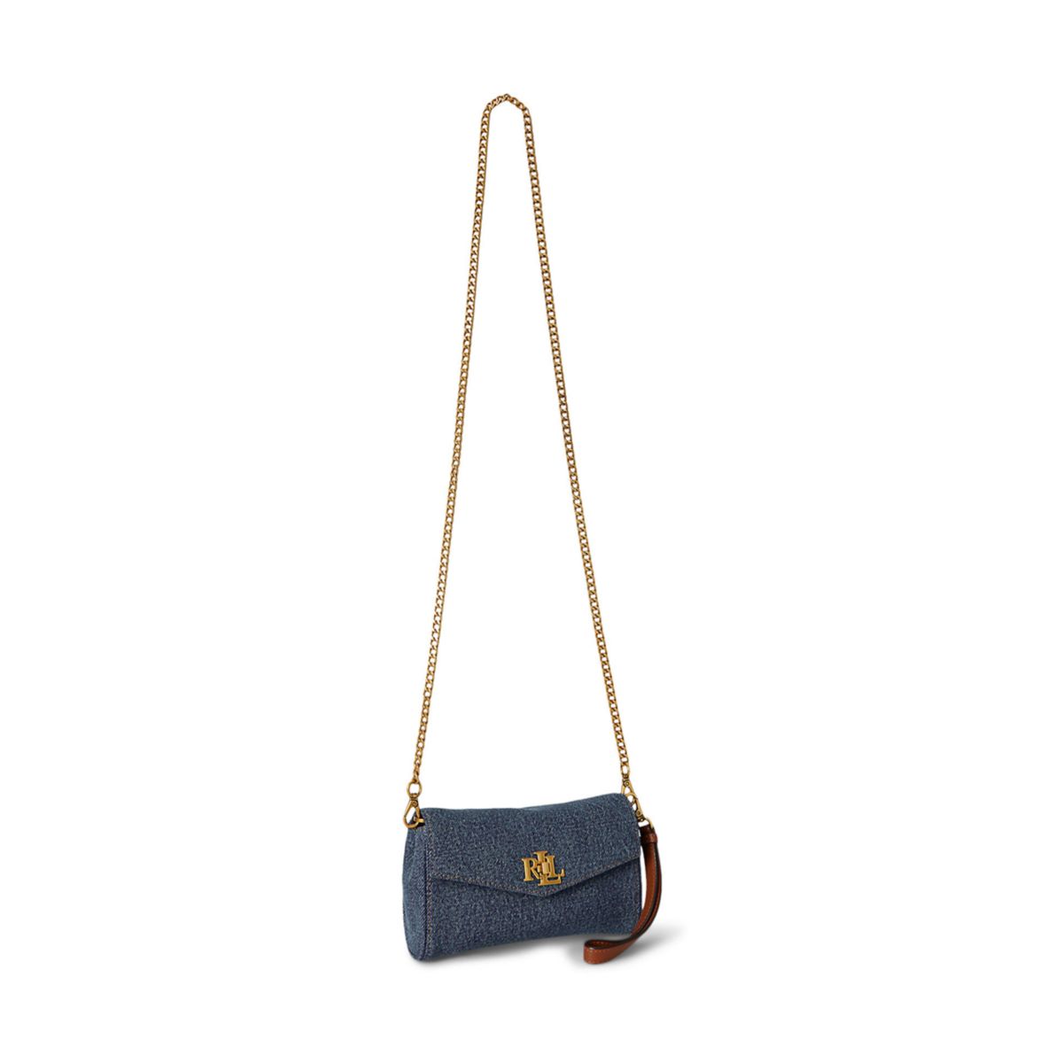 Washed Denim Tanner Crossbody Wallet - 7