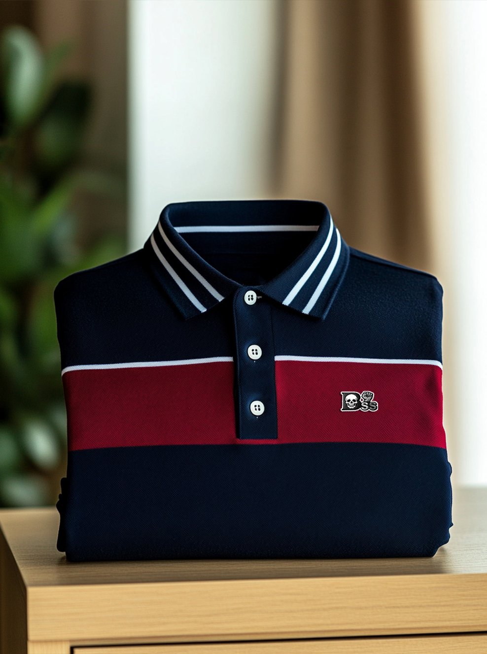 Camisa polo ejecutivo casual Button de manga corta para hombre