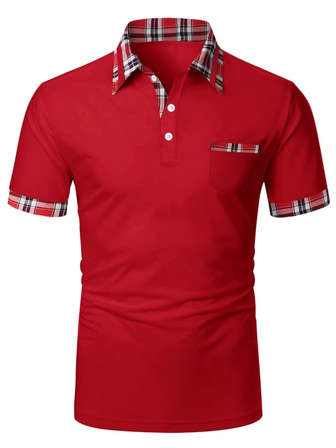 Camisa polo de manga corta estampado Pullover
