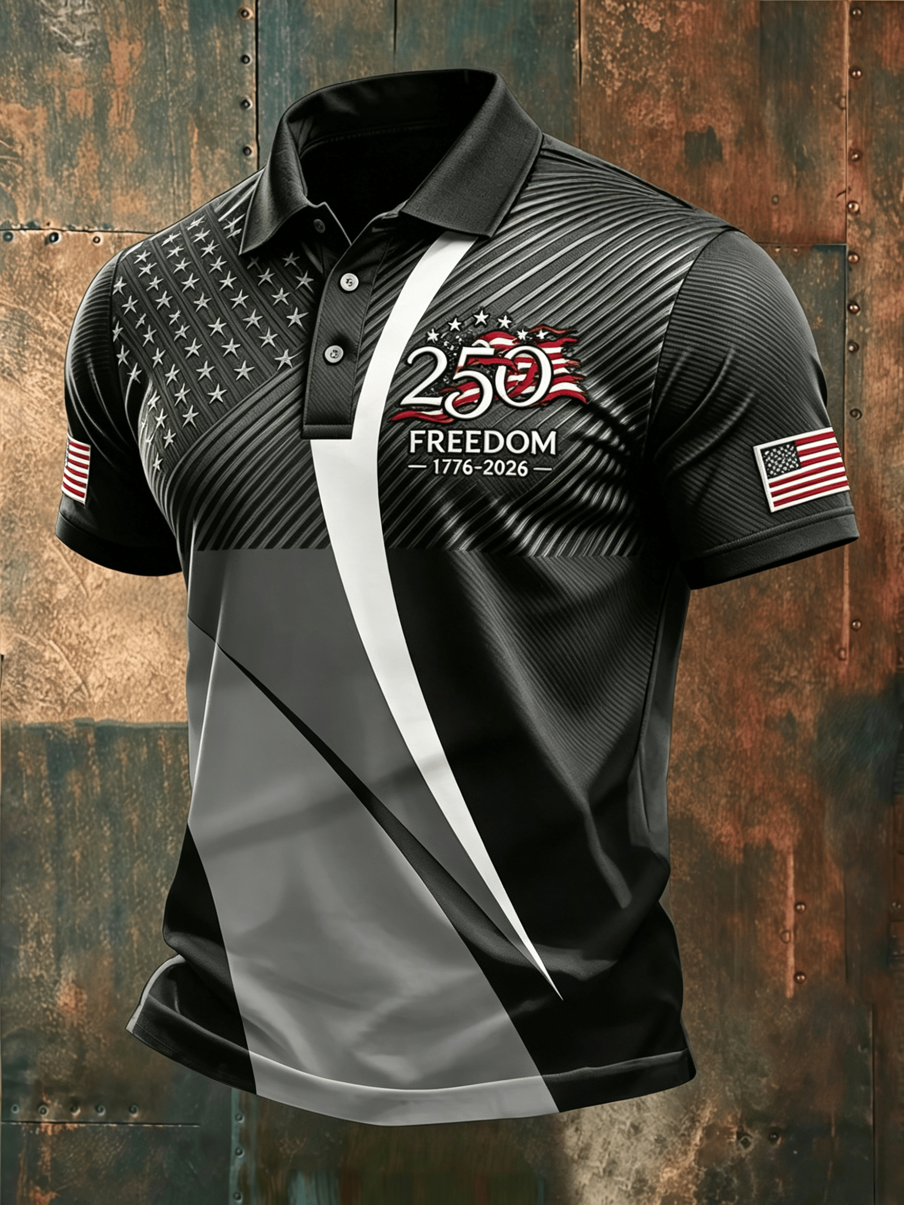 Camisa polo estampado for USA 250th Anniversary para hombre