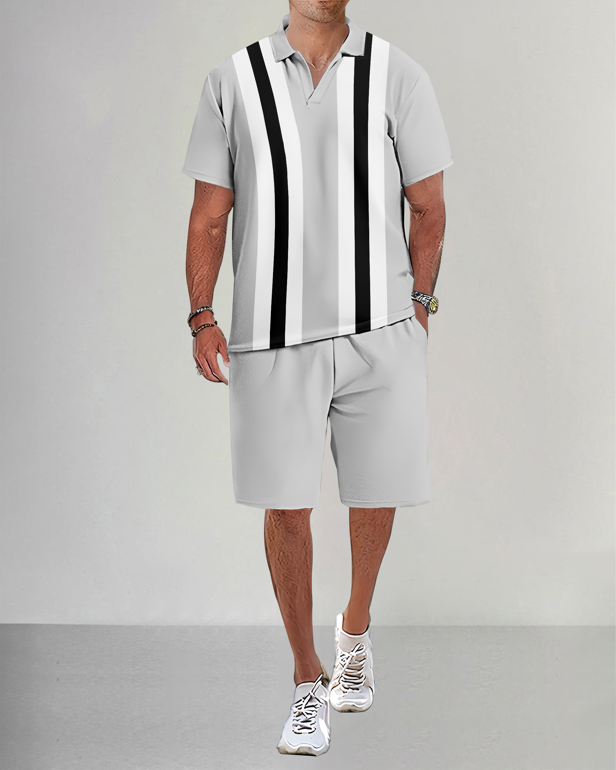 Suitmens casual Summer POLO Set 010 para hombre