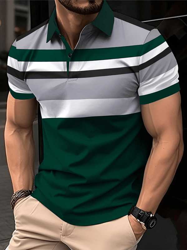 Camisa casual ejecutivo de moda polos para hombre