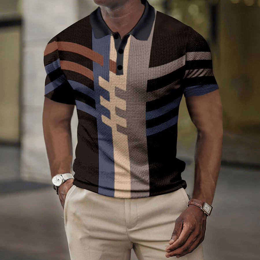 Camisa polo ejecutivo casual para hombre