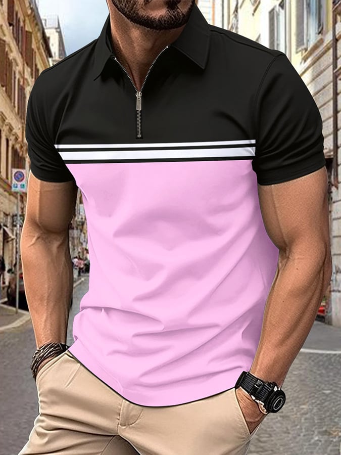 Camisa polo de moda casual para hombre