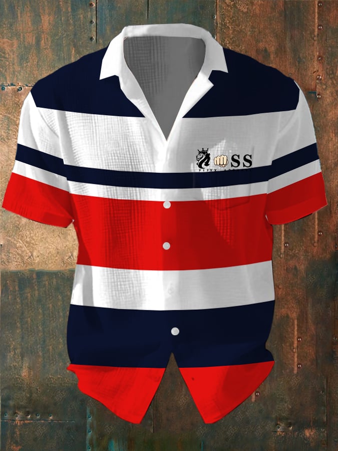 Camisa ejecutivo casual Contrast Waffle para hombre