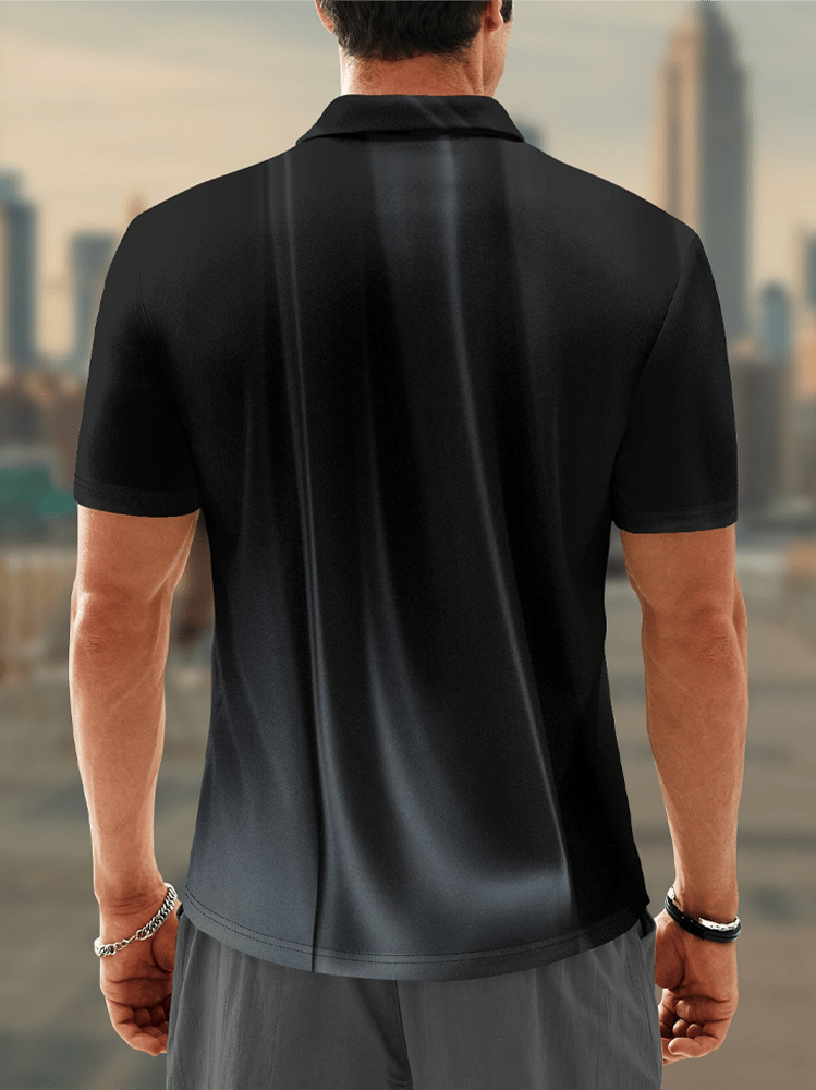Moisture Wicking Chest bolsillo casual Polo
