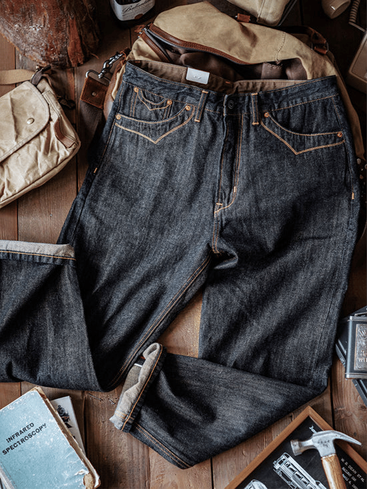 Pantalón para exterior vintage mezclilla para hombre