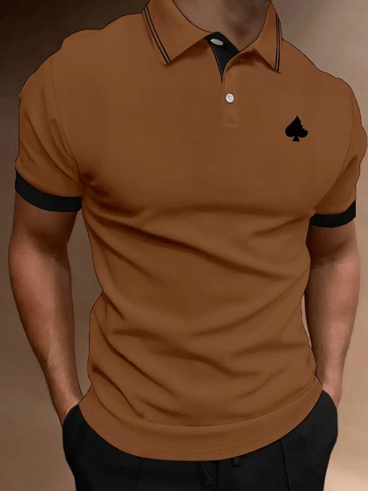 Camisa casual ejecutivo de moda polos para hombre