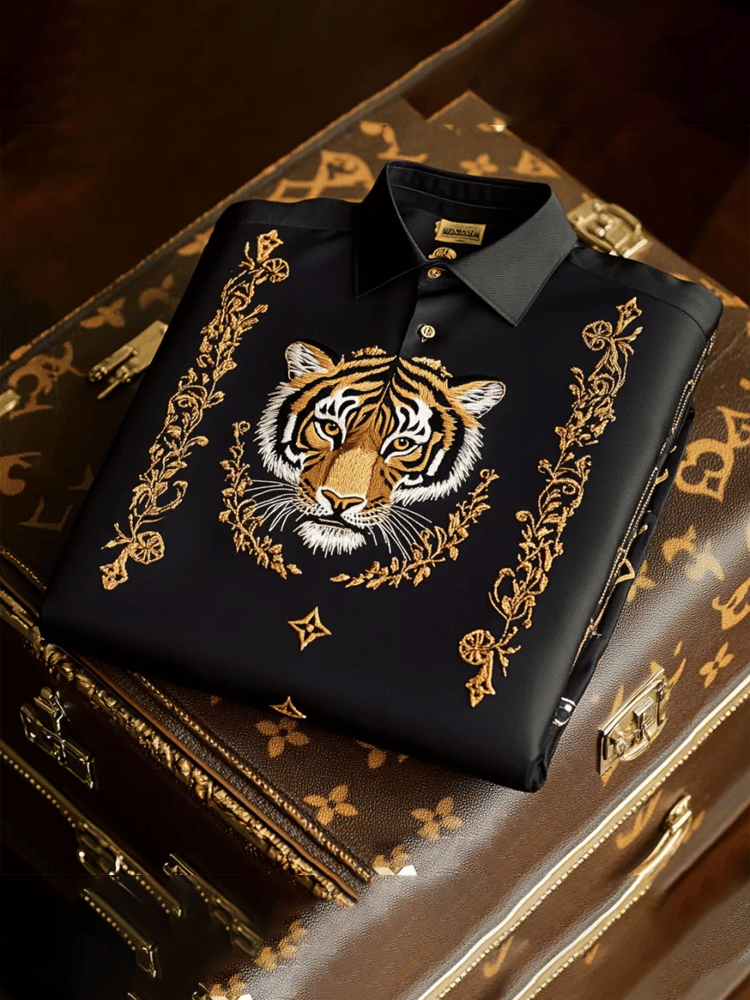 Camisa de lujo Gorgeous de manga larga para hombre