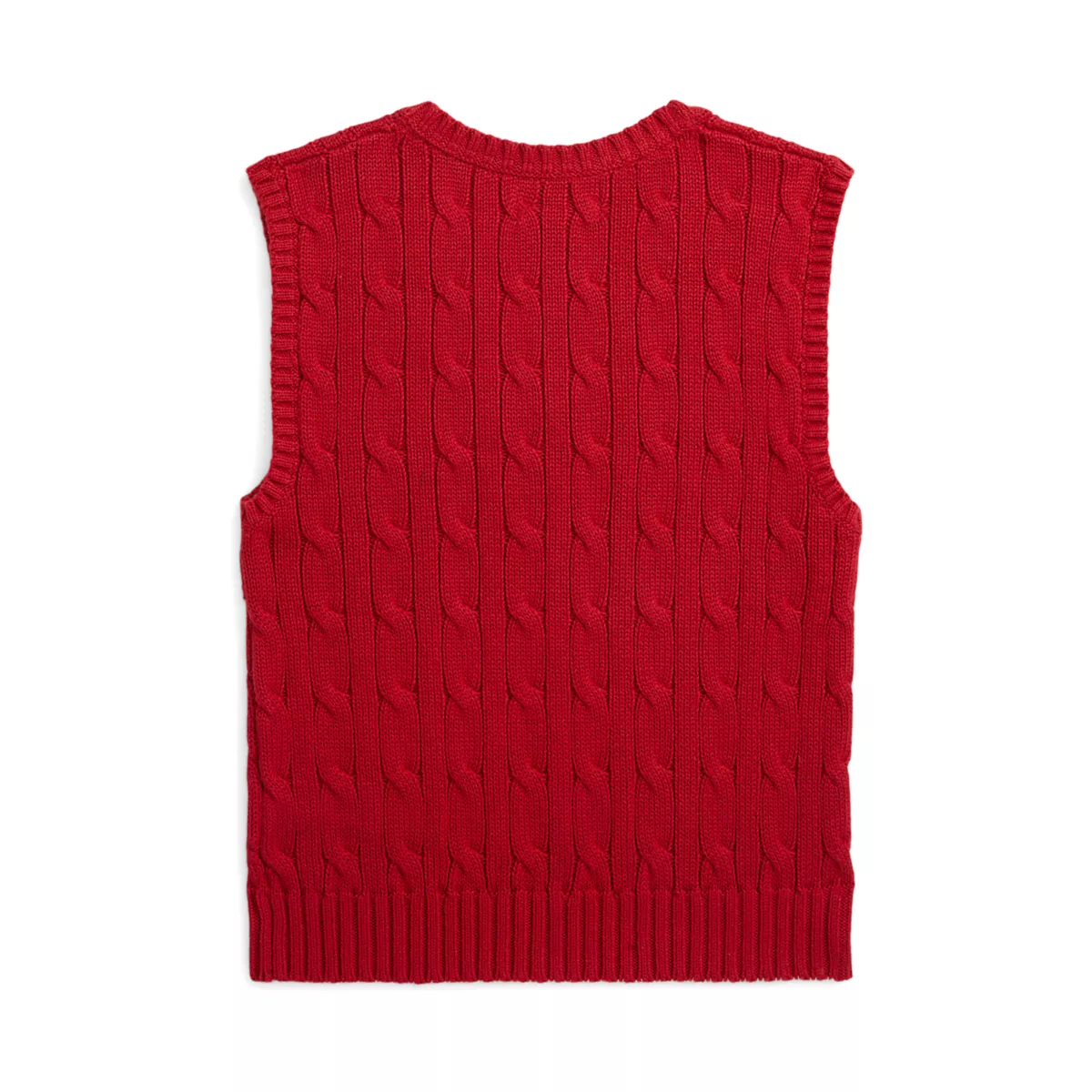 Boys 2-7 Cable-Knit Cotton Sweater Vest - 2