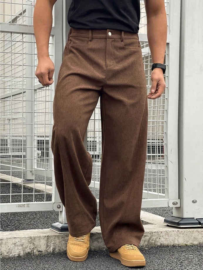 New ejecutivo Style Trousers para hombre